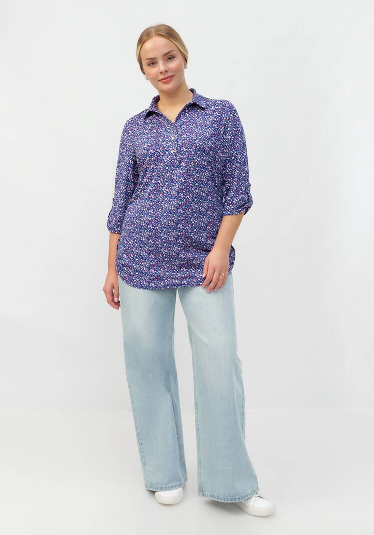 Рубашка Лучия с принтом шир.  750, рис. 10