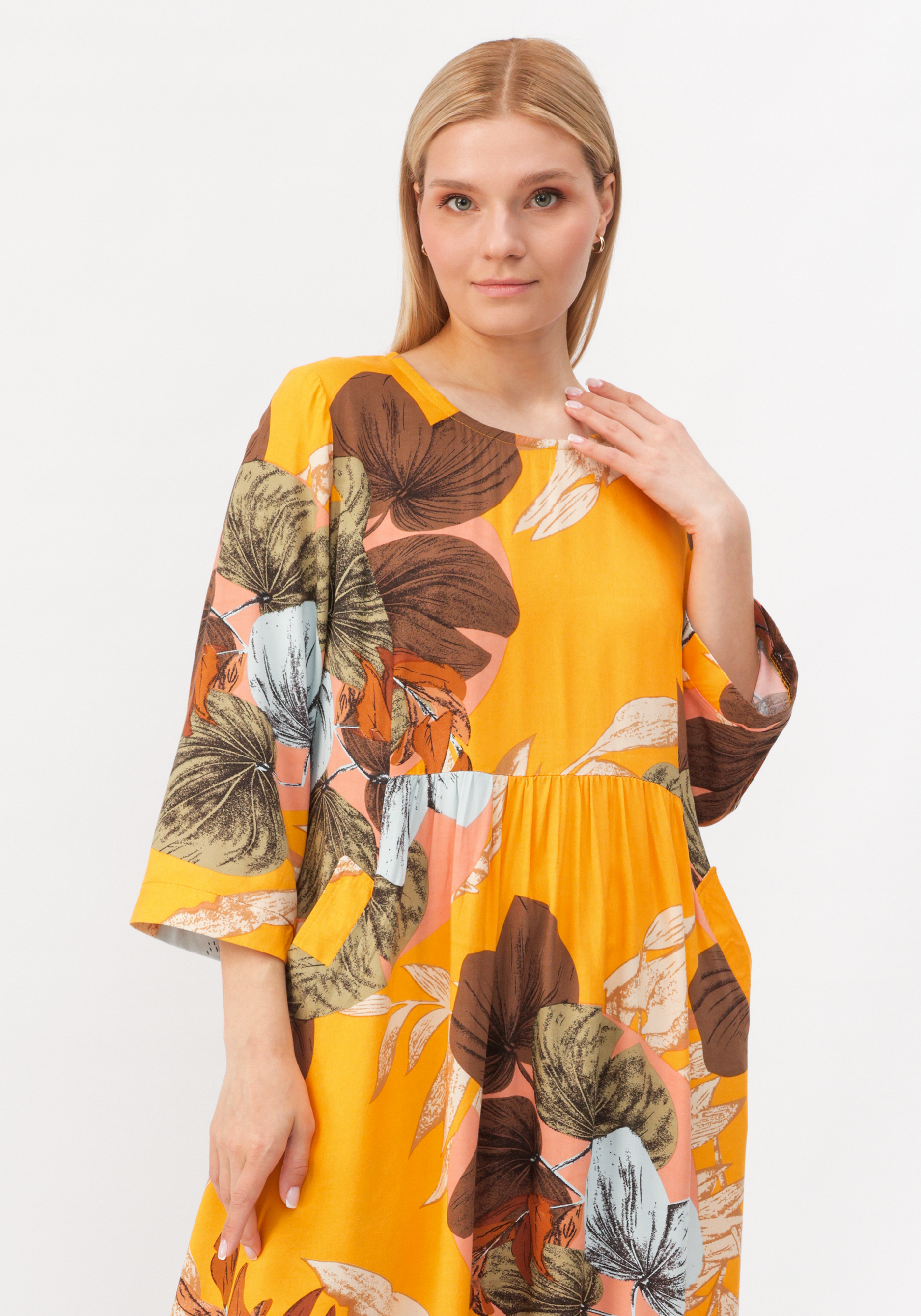 Платье "Лилит" Edsel Krause, размер 50, цвет оранжевый - фото 7
