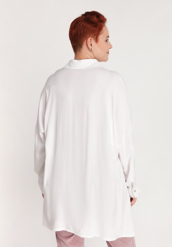 Блуза на пуговицах с карманами шир.  580, рис. 3