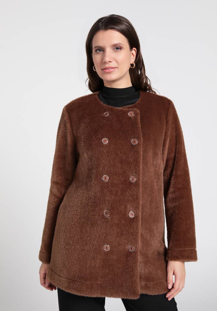 Пиджак двубортный утепленный Стейси шир.  750, рис. 9