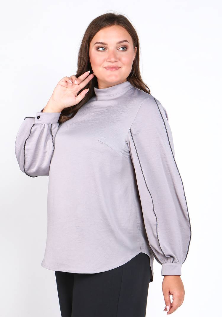 Блуза с рельефными рукавами шир.  750, рис. 11