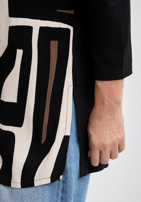 Блуза с крафическим принтом Лола шир.  580, рис. 6