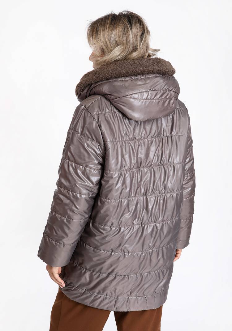 Куртка с отделкой из искусственного меха шир.  750, рис. 3