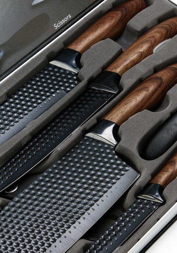 Набор кухонных ножей Иксан от Леомакс шир.  580, рис. 4