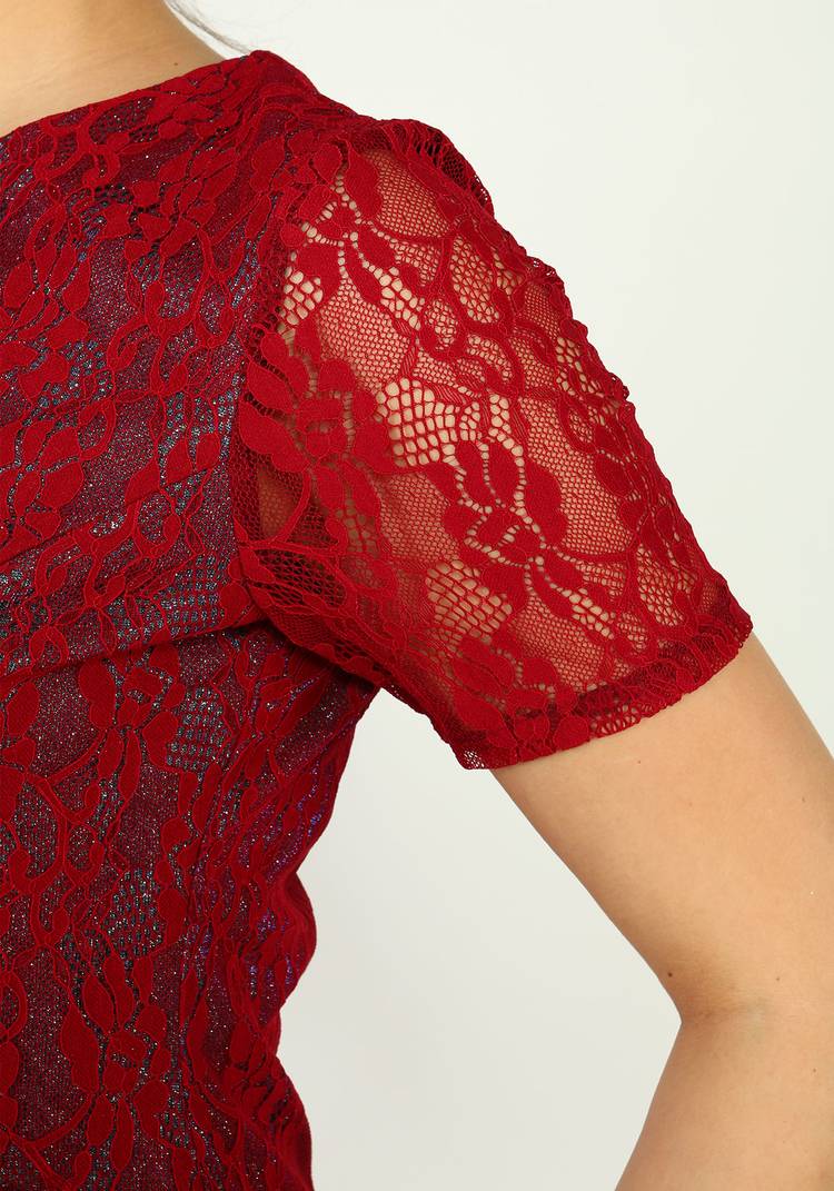 Платье с кружевом длиной макси шир.  750, рис. 9