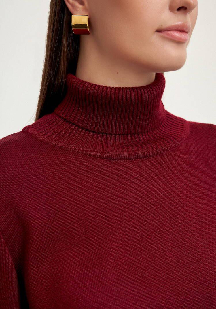 Джемпер-водолазка с рукавом 3/4 шир.  750, рис. 5