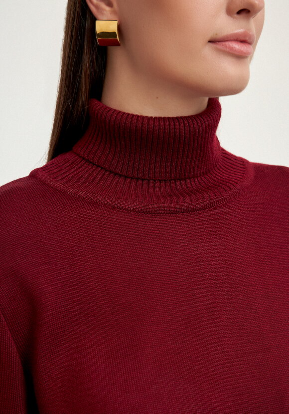 Джемпер-водолазка с рукавом 3/4 шир.  580, рис. 5