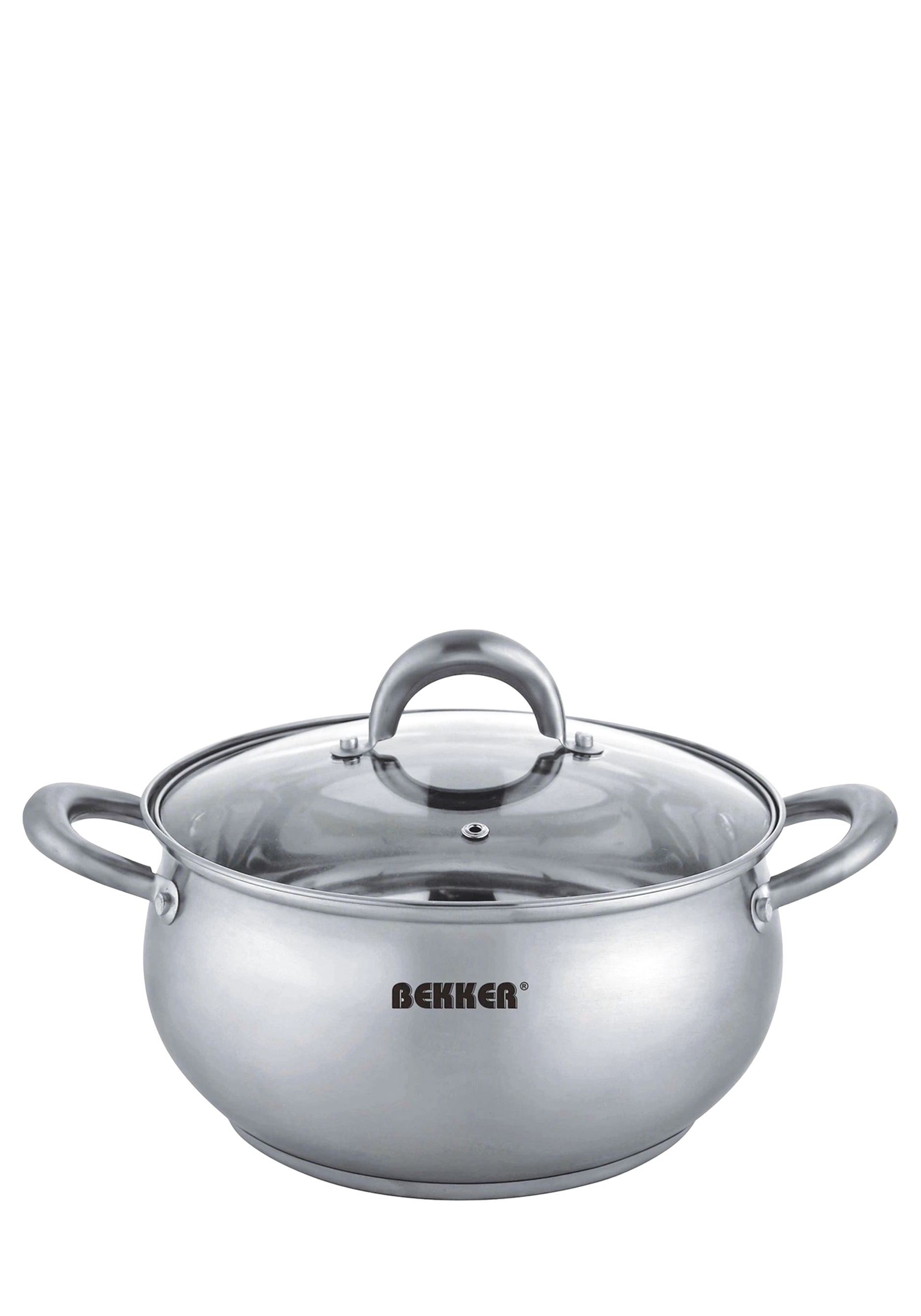 Кастрюля матовая из нержавеющей стали 2299₽