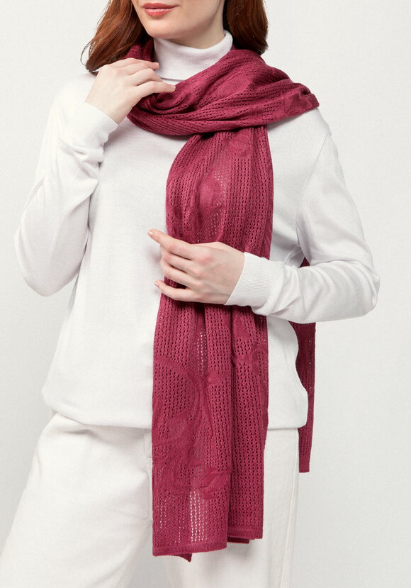 Палантин ажурный из натуральной шерсти шир.  580, рис. 30