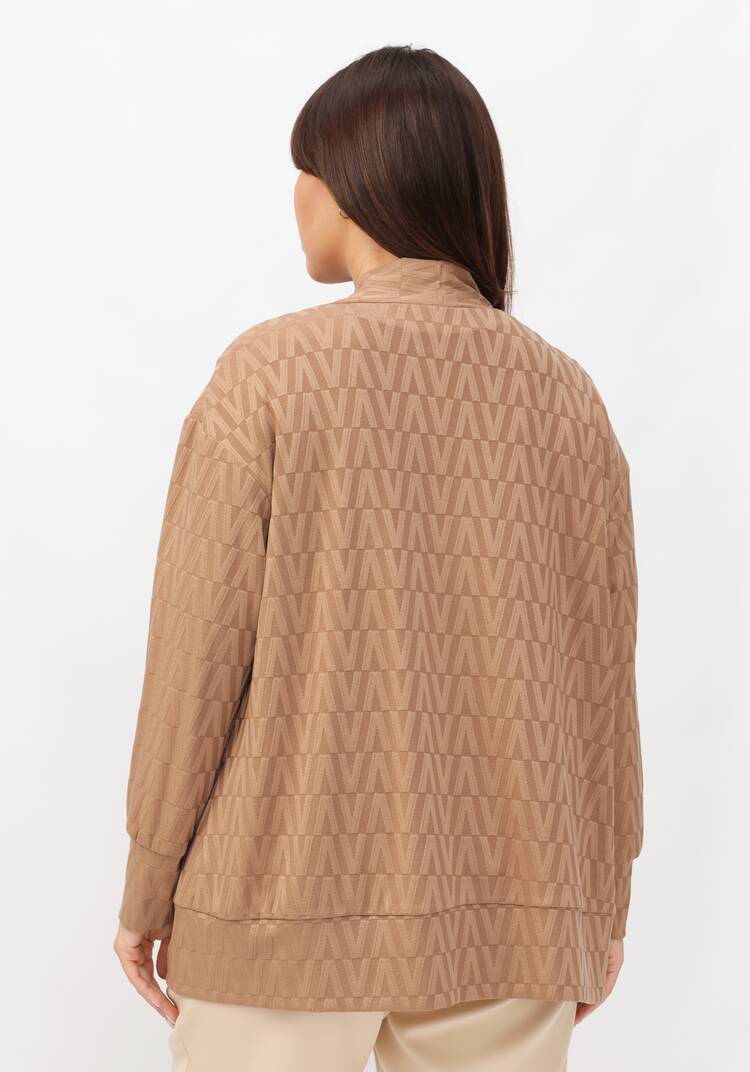 Кардиган с фактурным рисунком шир.  750, рис. 3