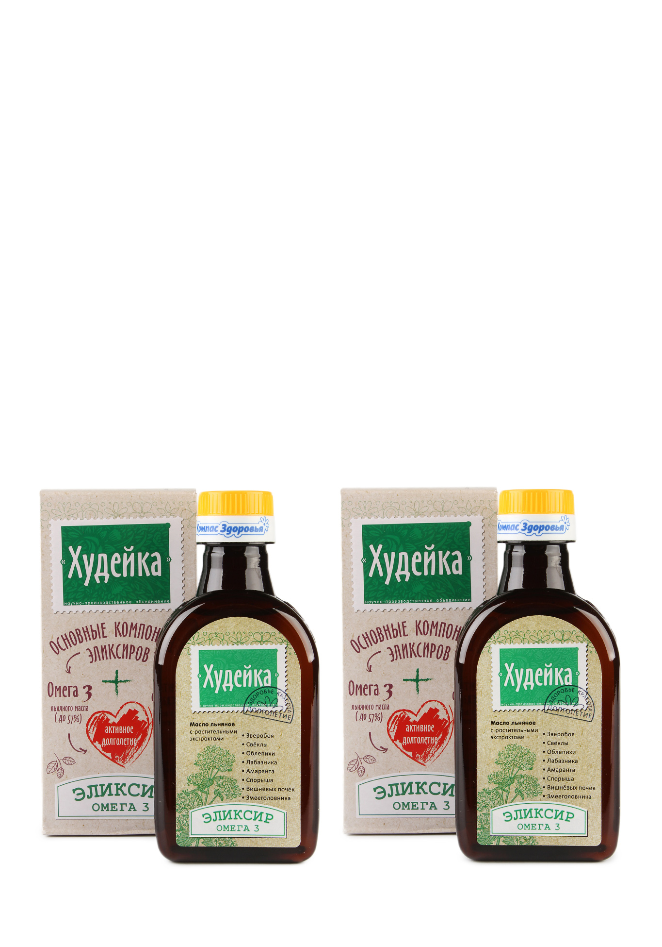 

Эликсир Омега-3 "Худейка", 2 шт.