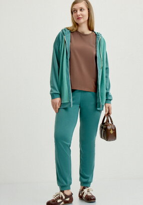 Брюки спортивные из трикотажа