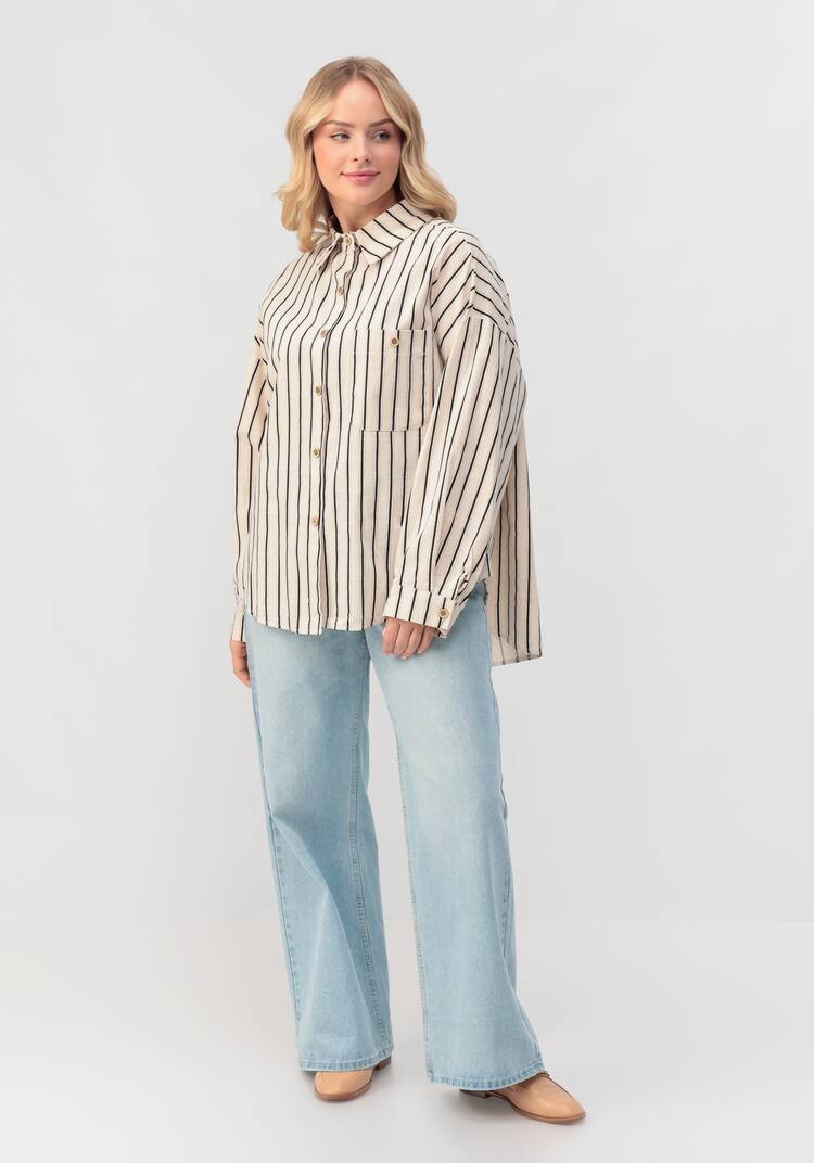 Рубашка Гвен в полоску шир.  750, рис. 10