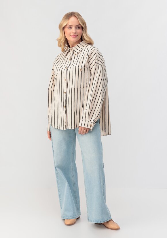 Рубашка Гвен в полоску шир.  580, рис. 10