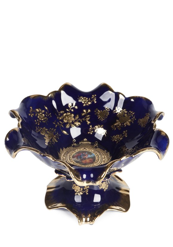 Конфетница на ножке из фарфора шир.  580, рис. 2