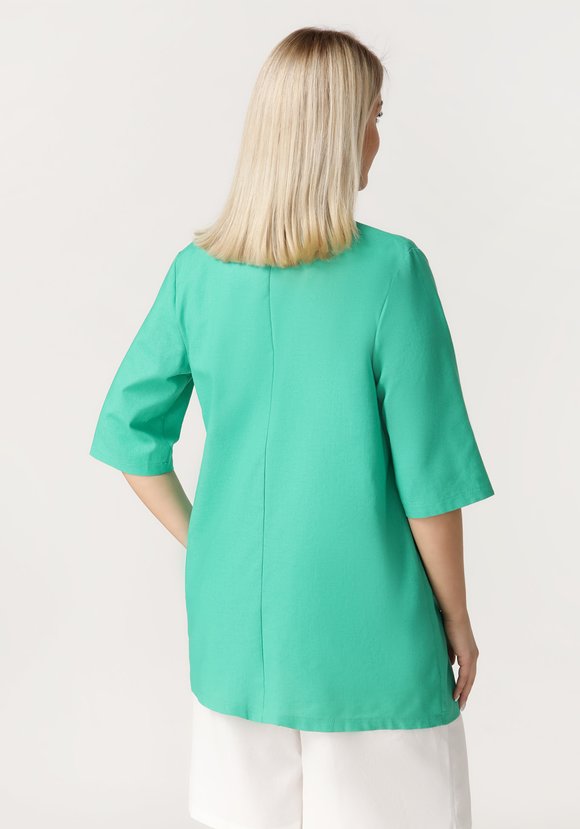 Жакет с карманами свободного кроя шир.  580, рис. 19