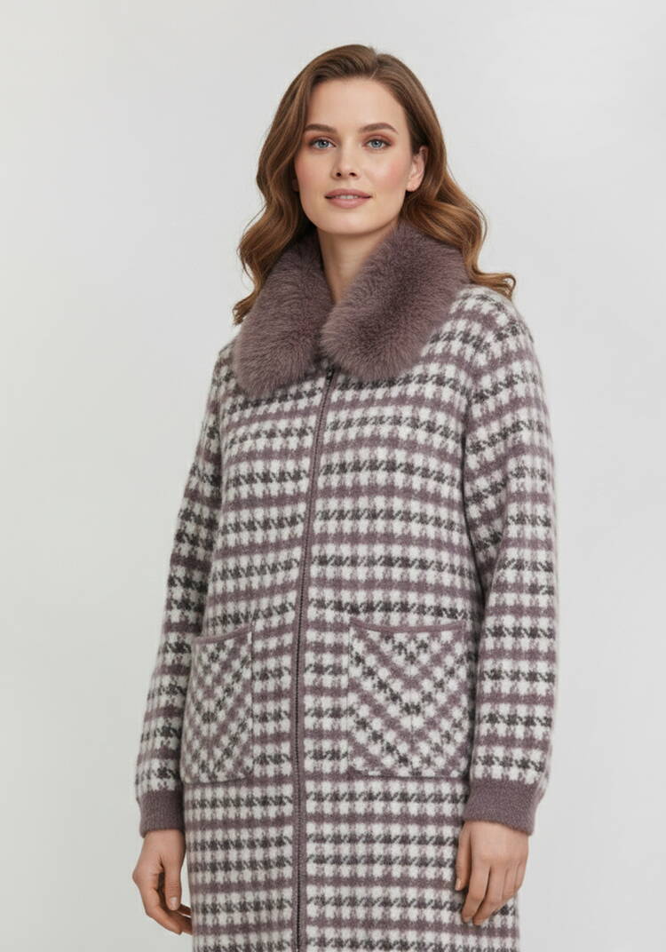 Пальто с отстегивающимся мехом шир.  750, рис. 2