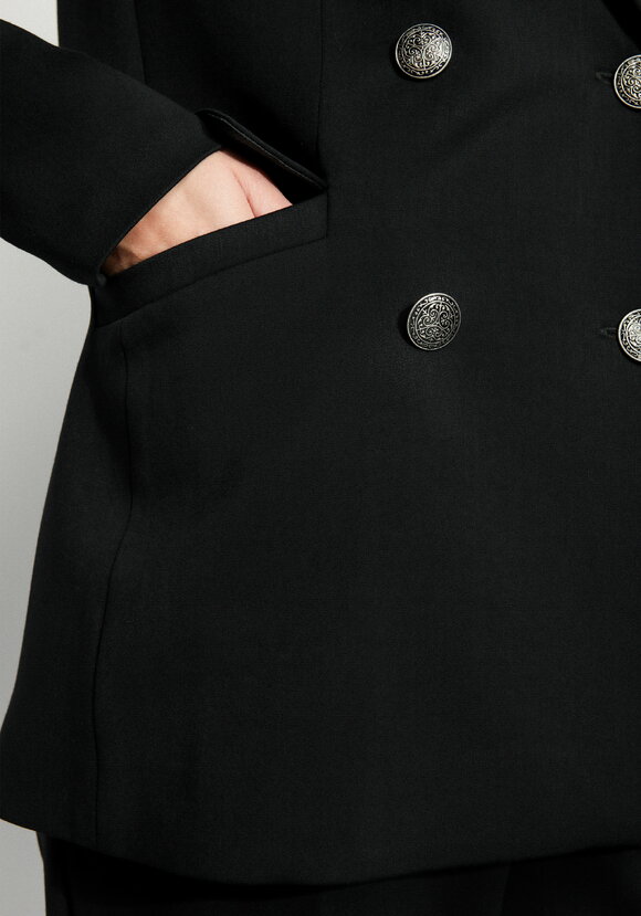 Пиджак на подкладке двубортный шир.  580, рис. 6