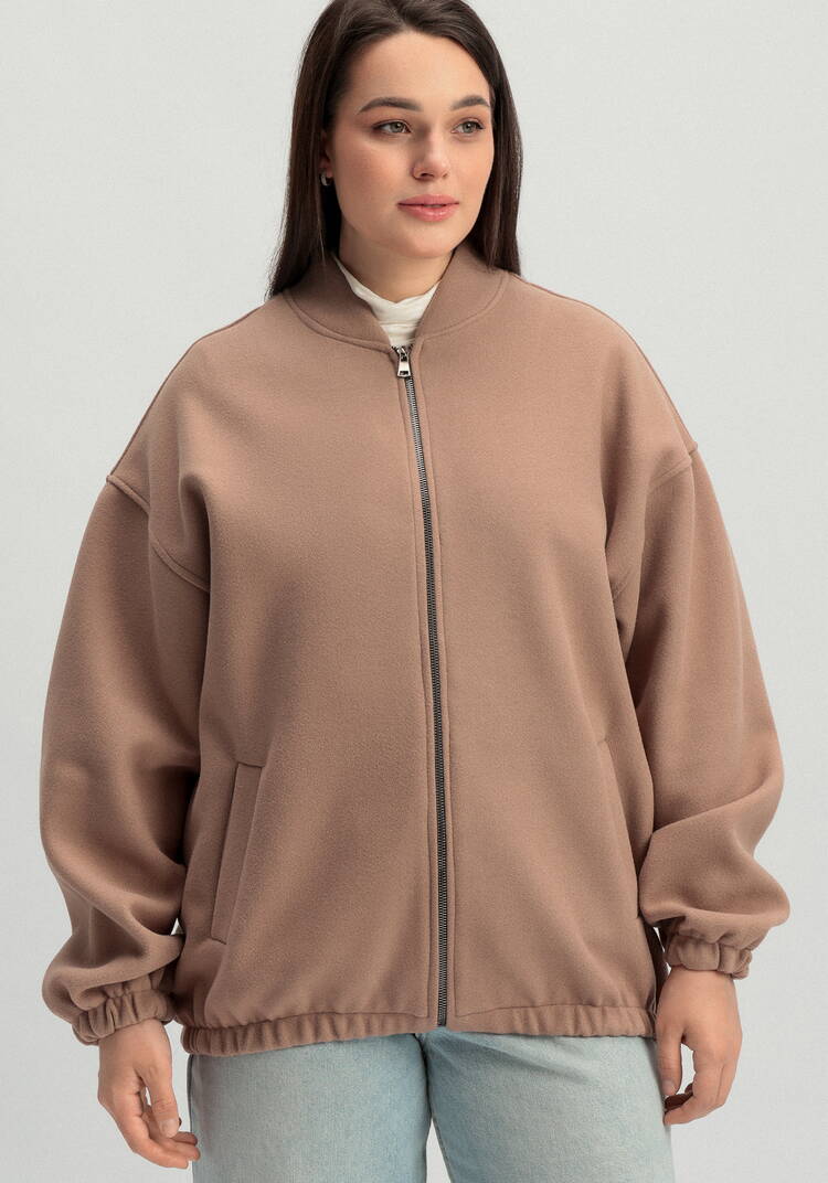 Бомбер свободного кроя на молнии шир.  750, рис. 40