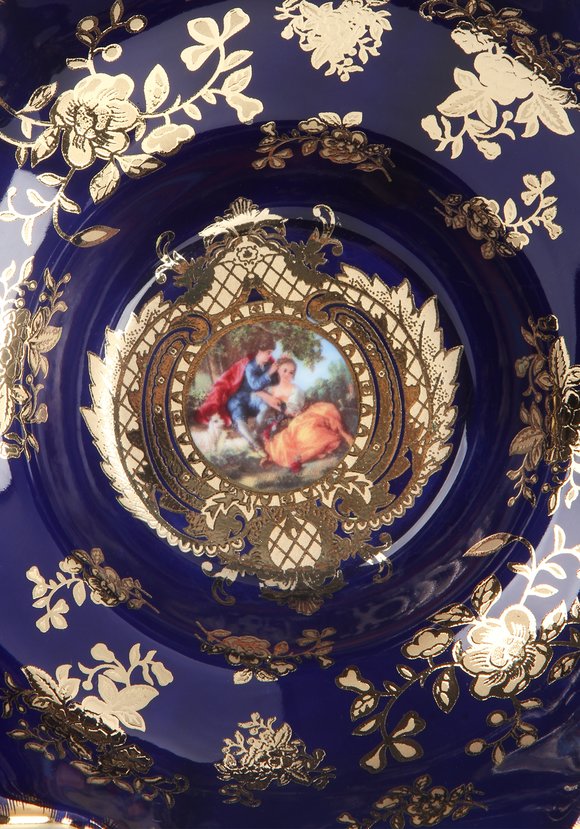 Конфетница на ножке из фарфора шир.  580, рис. 3