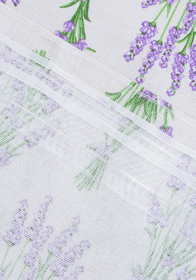 Штора из рогожки Лаванда шир.  750, рис. 9