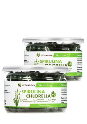 Капсулы Спирулина + Хлорелла, 2 шт.
