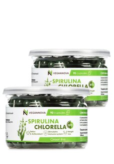 Капсулы Спирулина + Хлорелла, 2 шт.