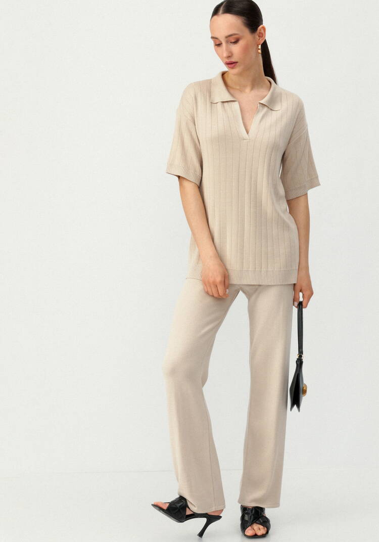 Поло удлиненное с вертикальной полосой шир.  750, рис. 8