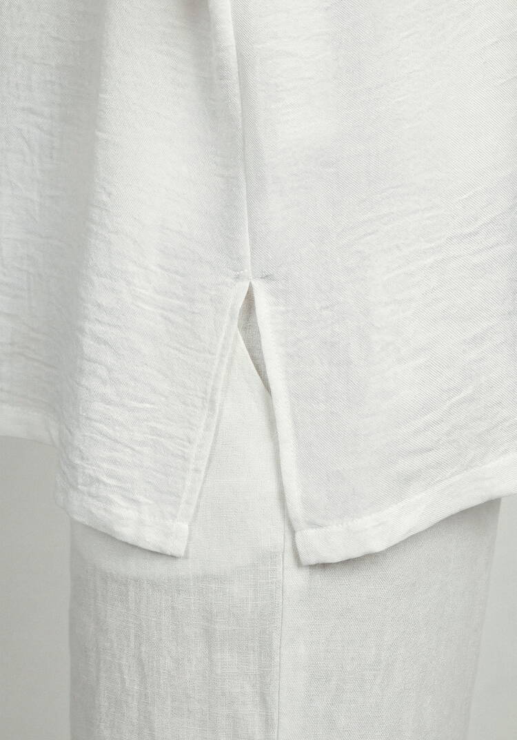 Жакет свободного кроя на пуговице Агата шир.  750, рис. 6