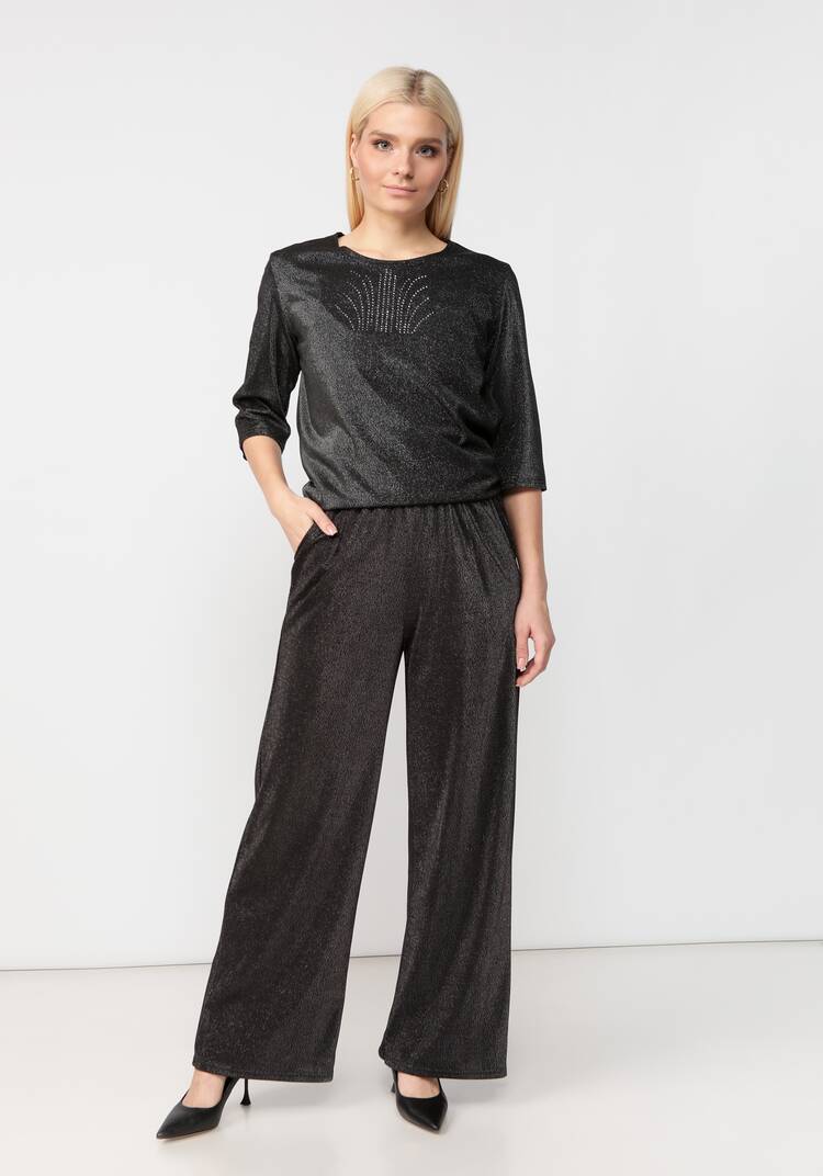 Брюки свободного кроя с метанитью шир.  750, рис. 17