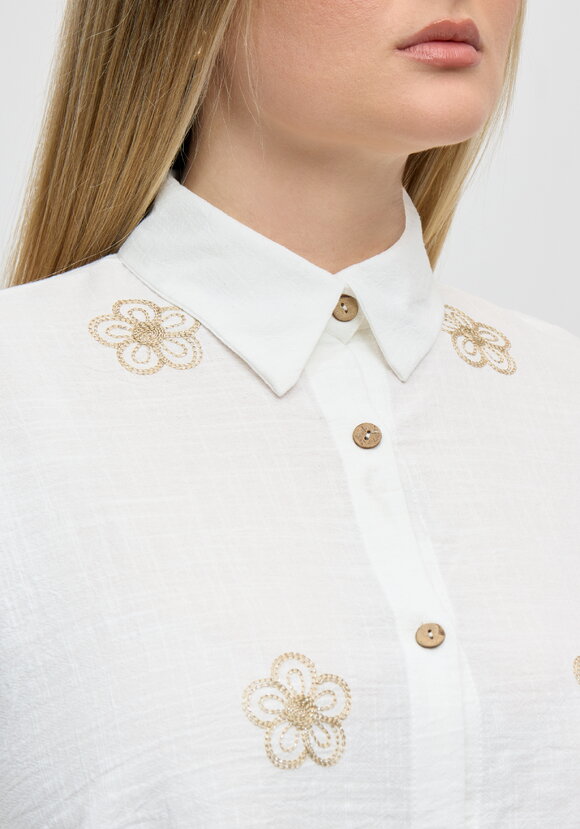 Блуза Цветочная симфония шир.  580, рис. 11