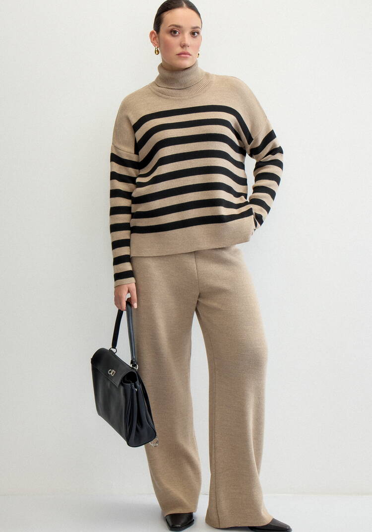 Брюки свободного кроя палаццо шир.  750, рис. 10