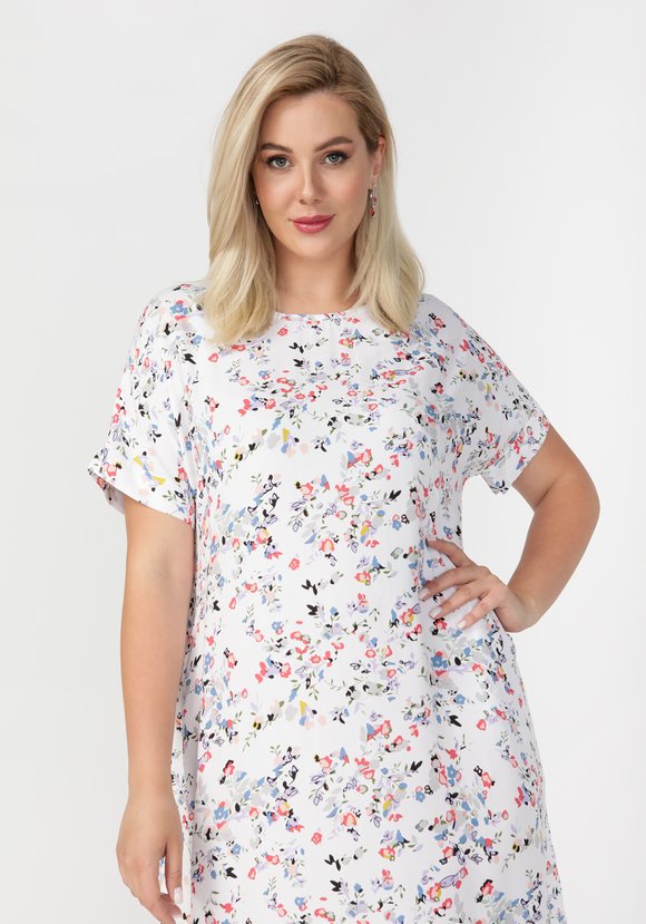 Платье в мелкий цветочек Майя шир.  580, рис. 4