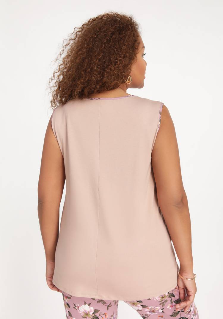 Комплект из топа и брюк с карманами шир.  750, рис. 3