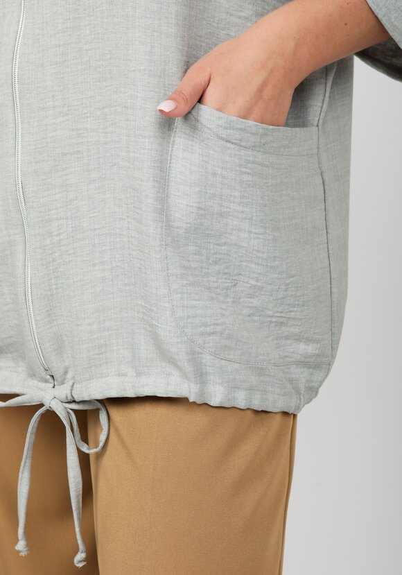 Жакет на молнии с капюшоном Амелия шир.  580, рис. 6