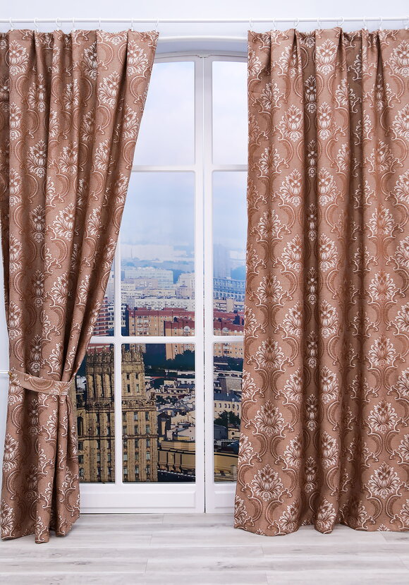 Комплект портьер из жаккарда Марго шир.  580, рис. 18