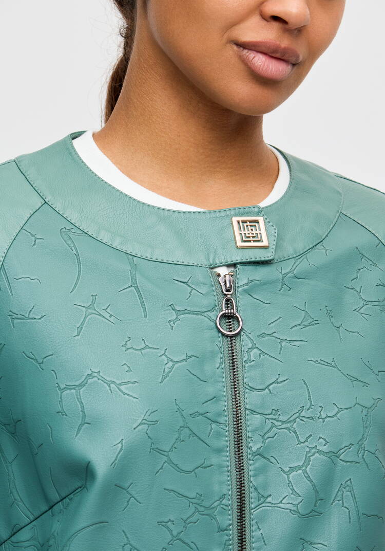 Куртка из премиальной экокожи шир.  750, рис. 13