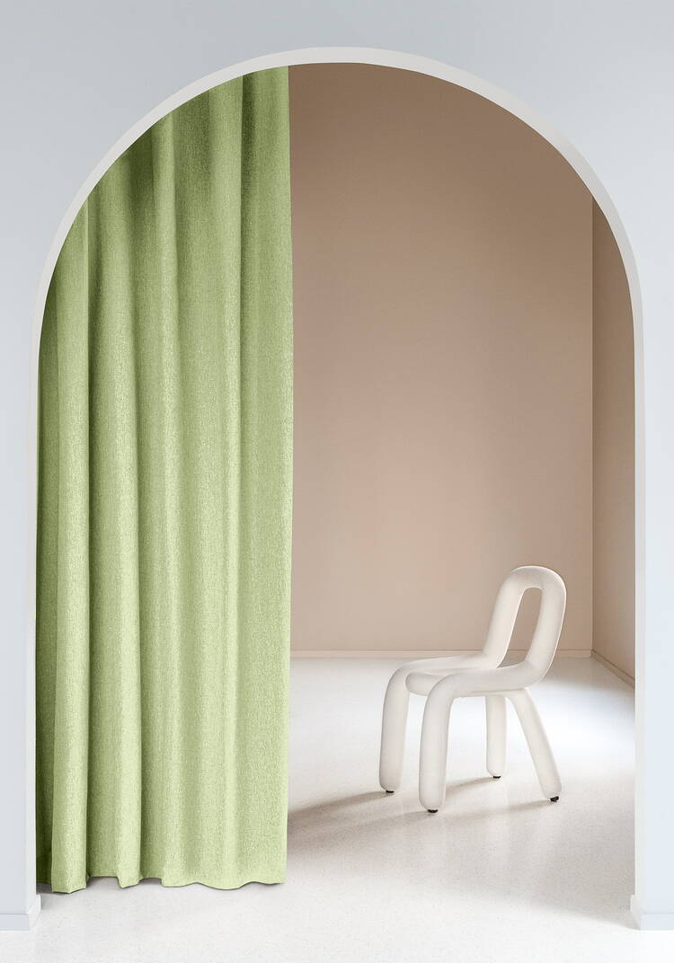 Портьера из рогожки Акварель шир.  750, рис. 9