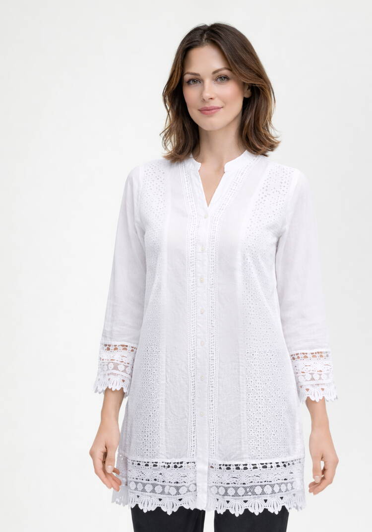 Блуза из шитья Касабланка шир.  750, рис. 4