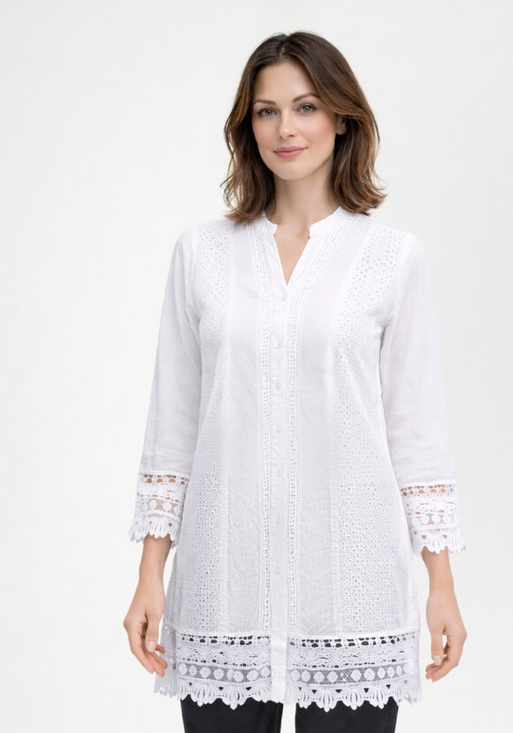 Блуза из шитья Касабланка шир.  580, рис. 4