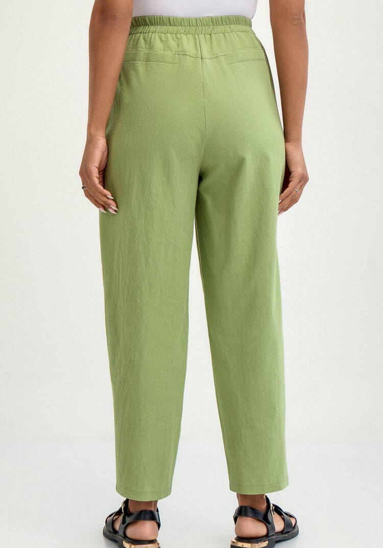 Брюки с декоративной планкой и карманами шир.  750, рис. 3