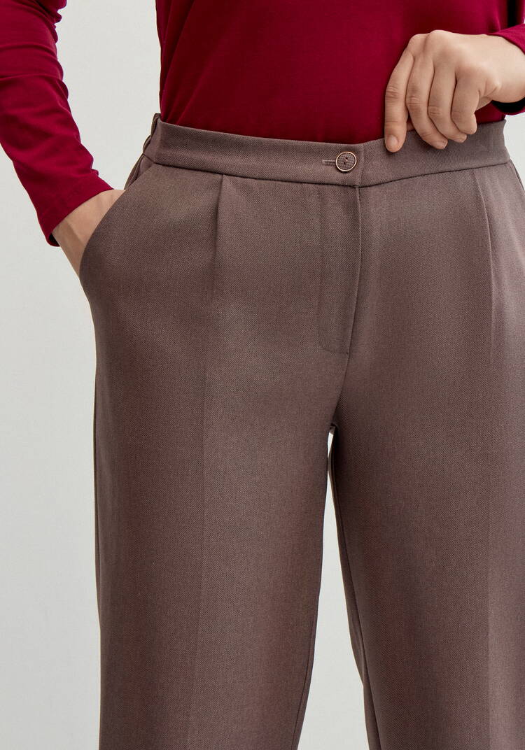 Брюки прямые с резинкой на поясе шир.  750, рис. 4