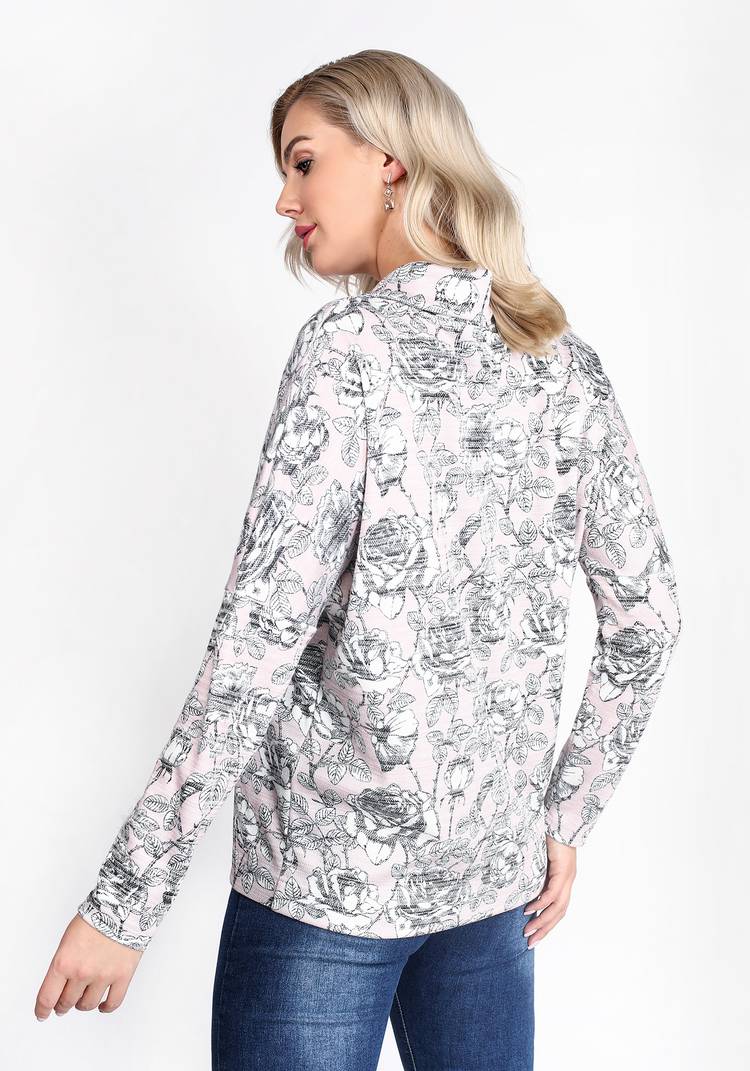 Туника Цветочный сюжет шир.  750, рис. 3