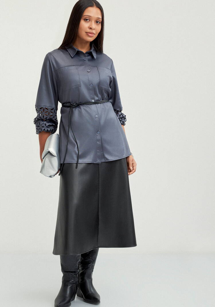 Юбка годе с начесом шир.  750, рис. 9