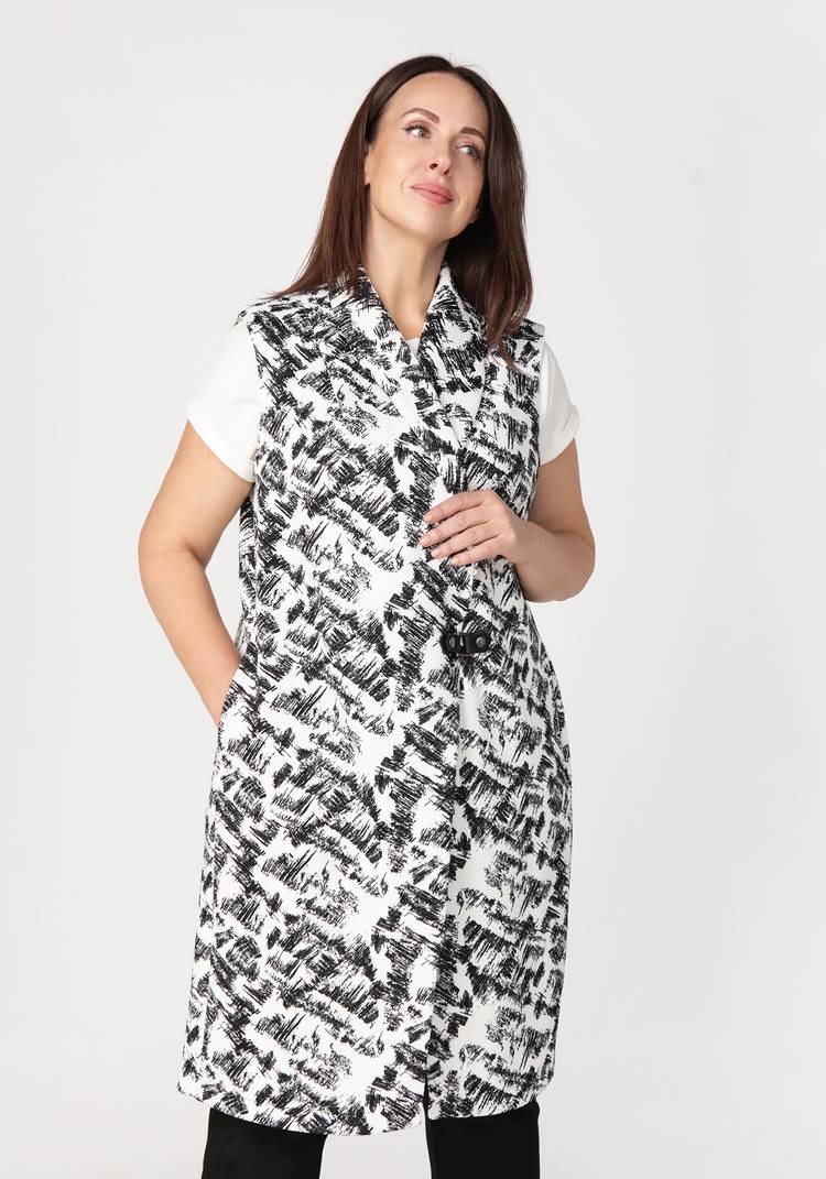 Жилет женский удлиненный Ева шир.  750, рис. 5