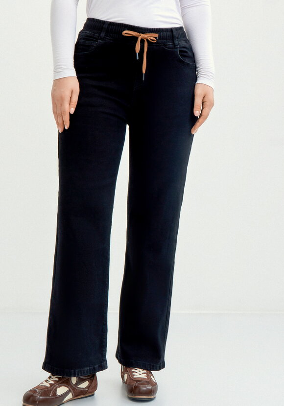 Джинсы утеплённые, широкие шир.  580, рис. 4