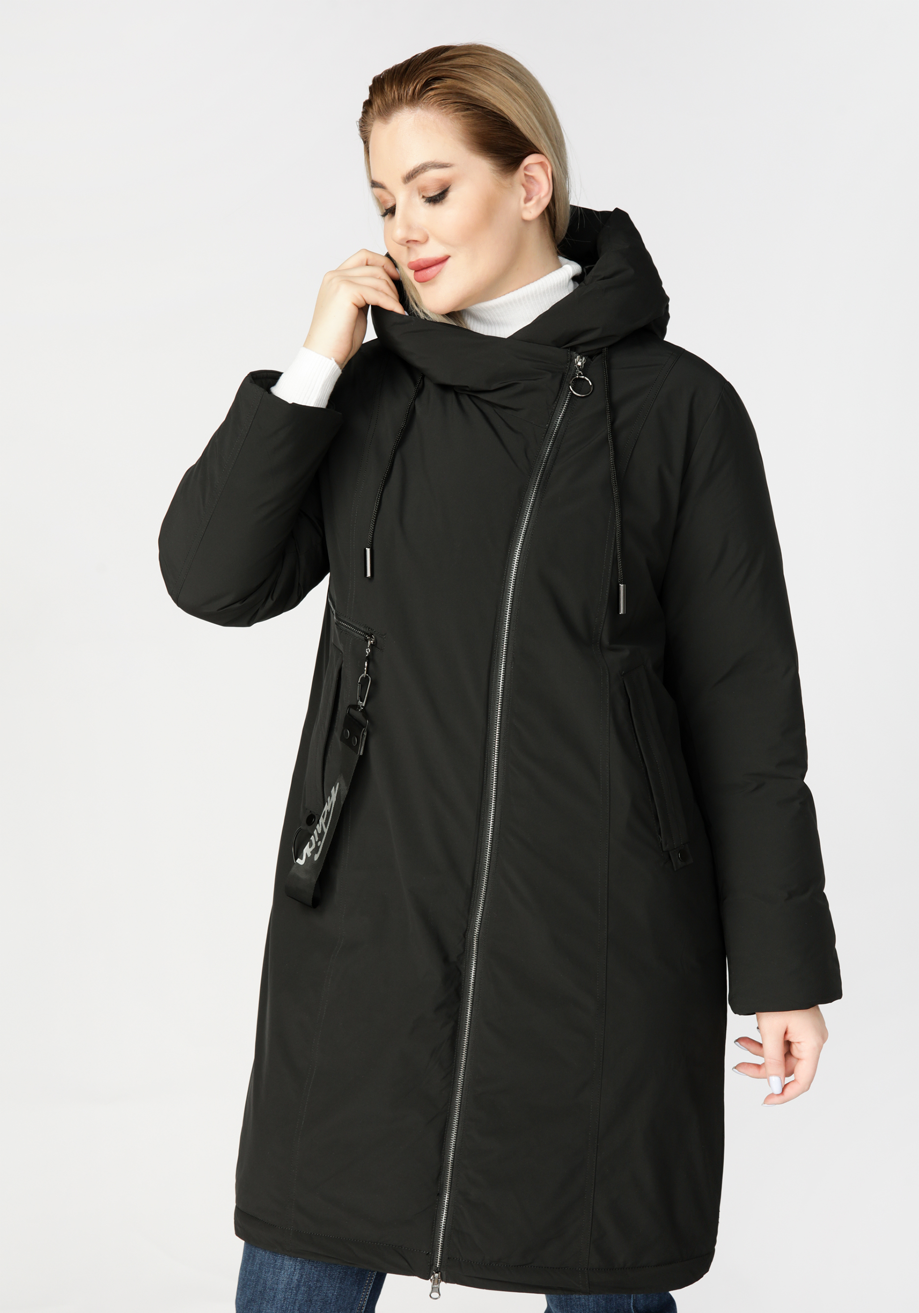 Куртка женская «Дилара», цвет черный, размер 48 - фото 2