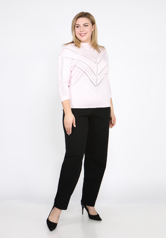 Джемпер ажурный со спущенным рукавом шир.  580, рис. 36