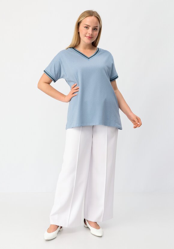 Блуза Агнес шир.  580, рис. 7