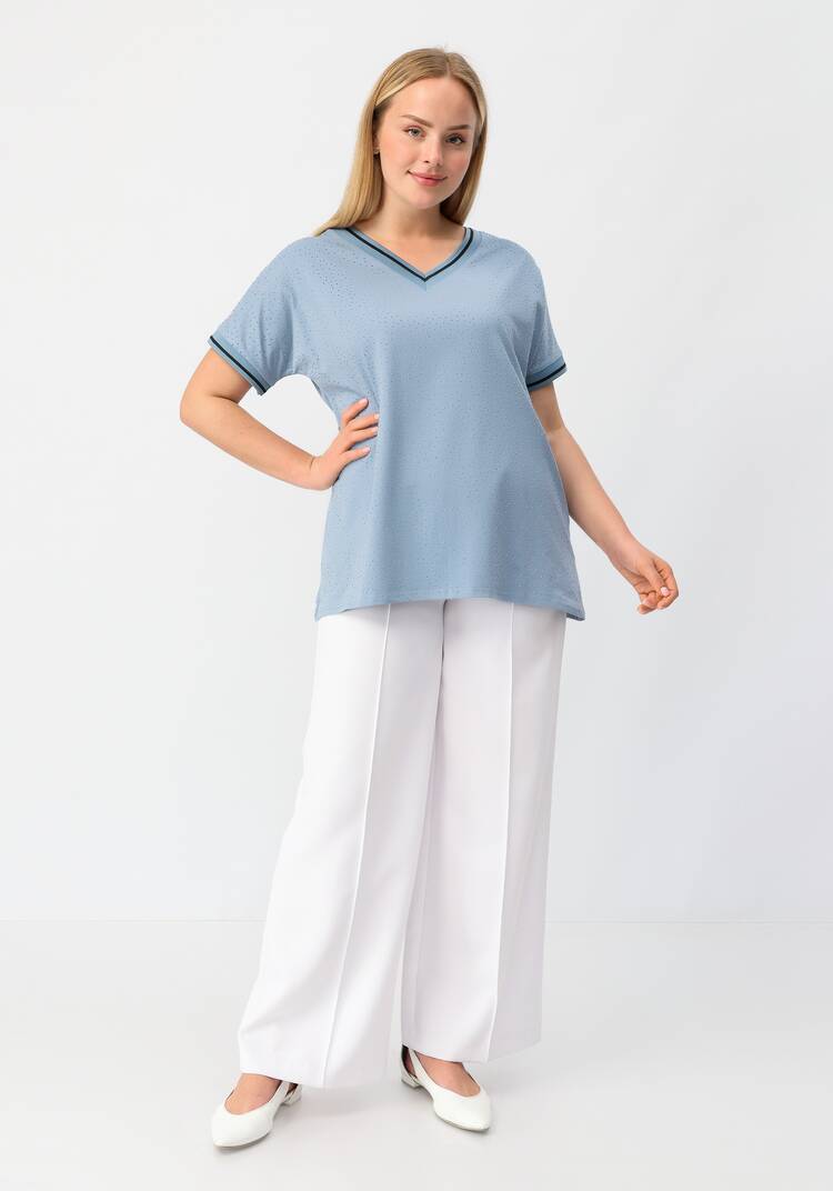 Блуза Агнес шир.  750, рис. 7